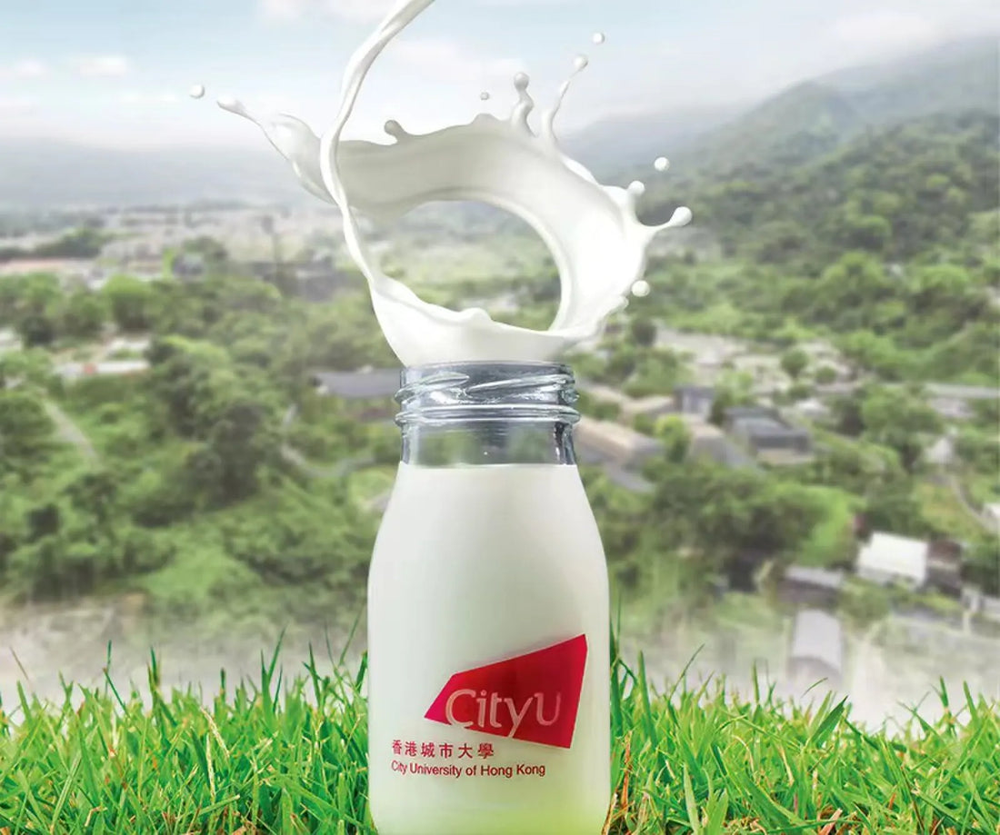 Milk bottle and splash representing milk density lactometer testing
