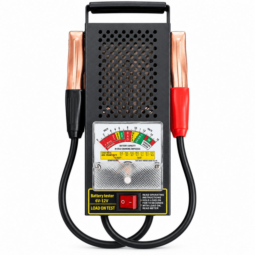 100A 6V/12V Battery Load Tester – Car Battery CCA Tester - Platrex
