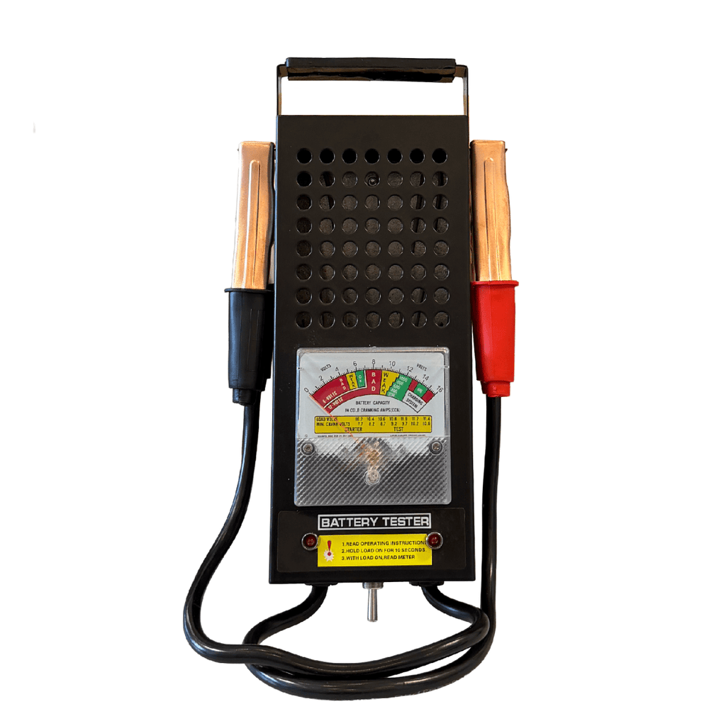 100A Black Analog Professional Car Battery Tester with Handle - Platrex