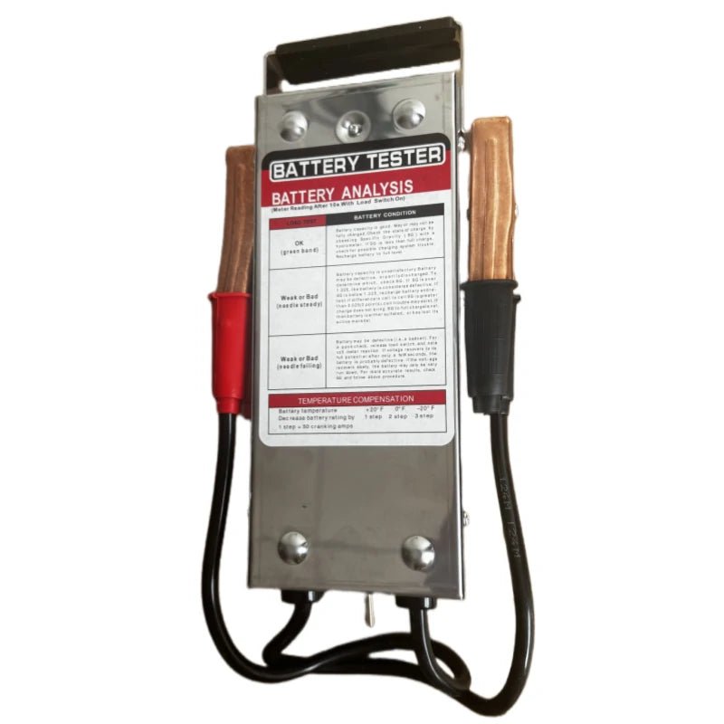 200A Handheld Analog Battery Load Tester | 6V 12V Battery Tester with CCA Chart - Platrex