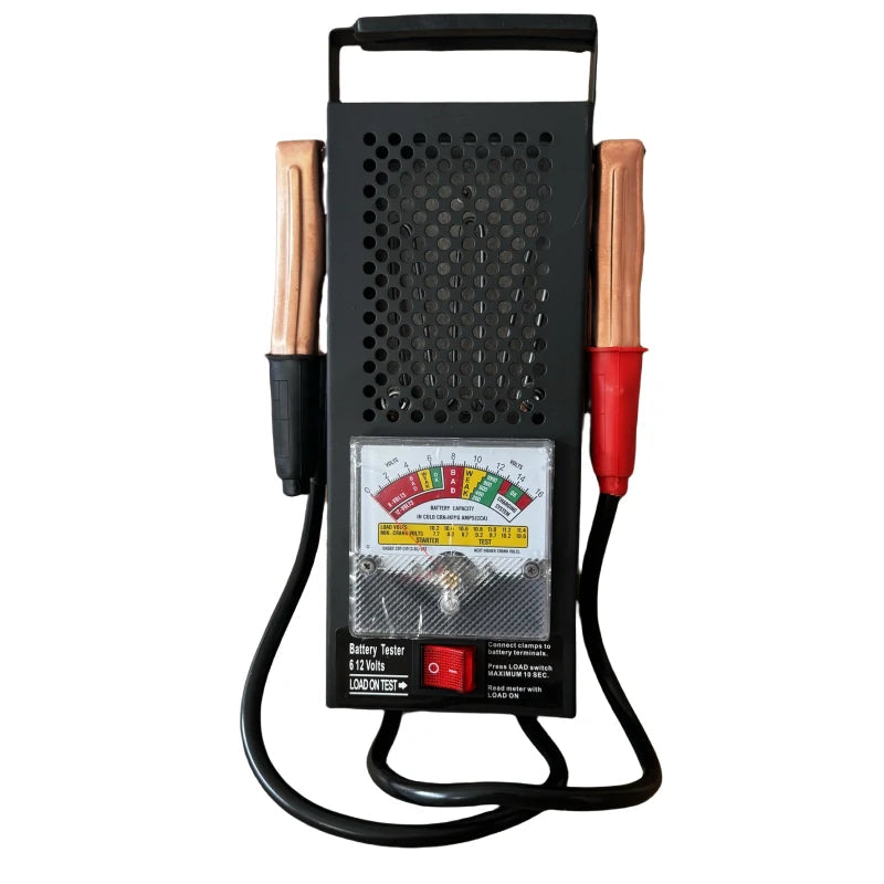 125A Analog Battery Load Tester front view with analog dial