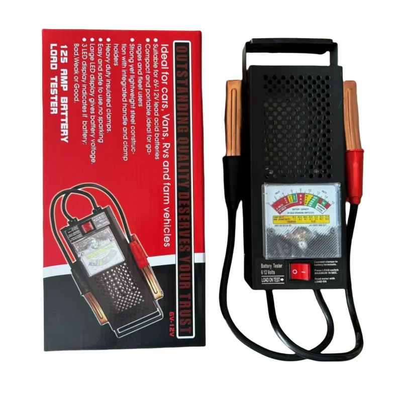 125A Battery Load Tester with retail box