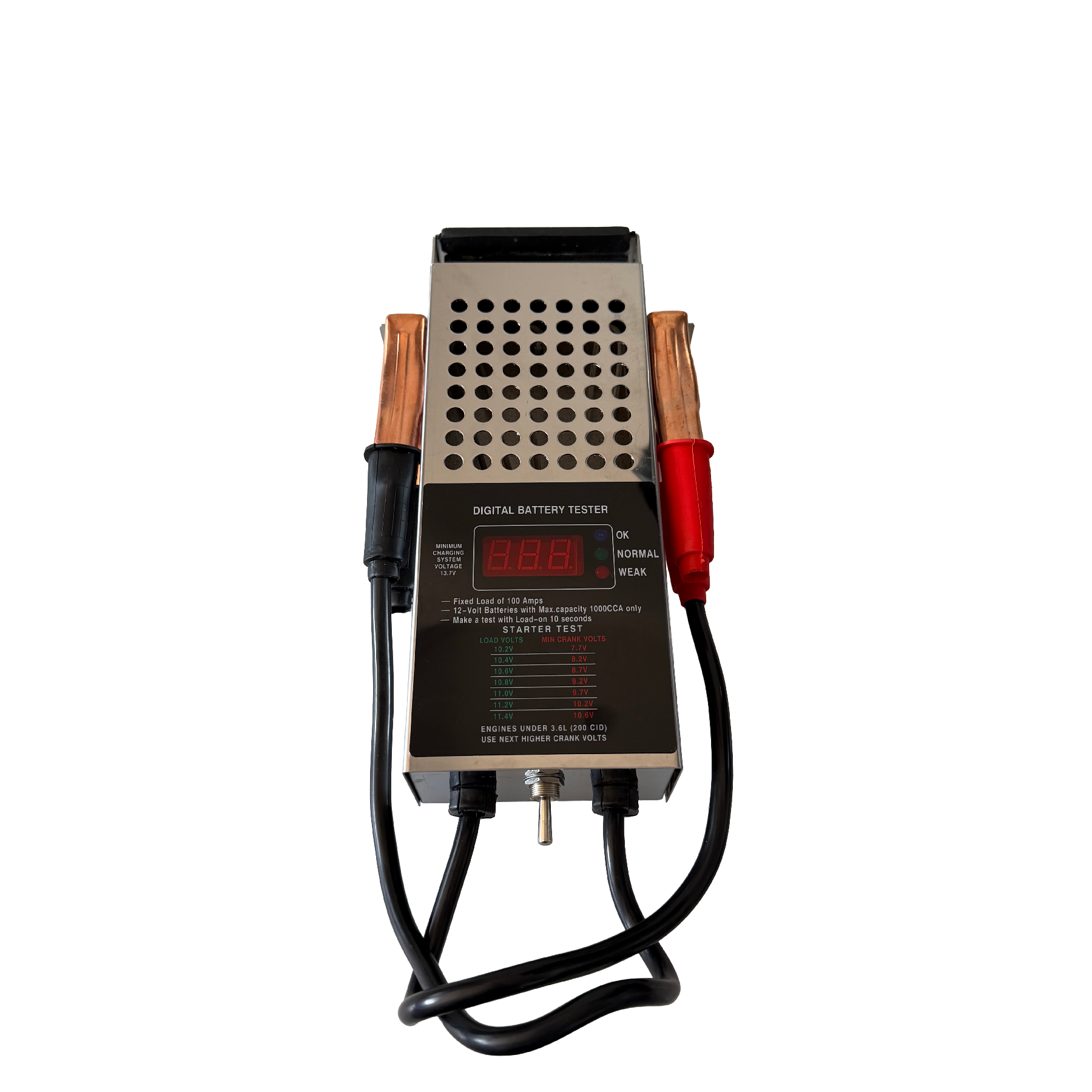 Digitaler Autobatterietester 100A mit Tragegriff Pro Edition