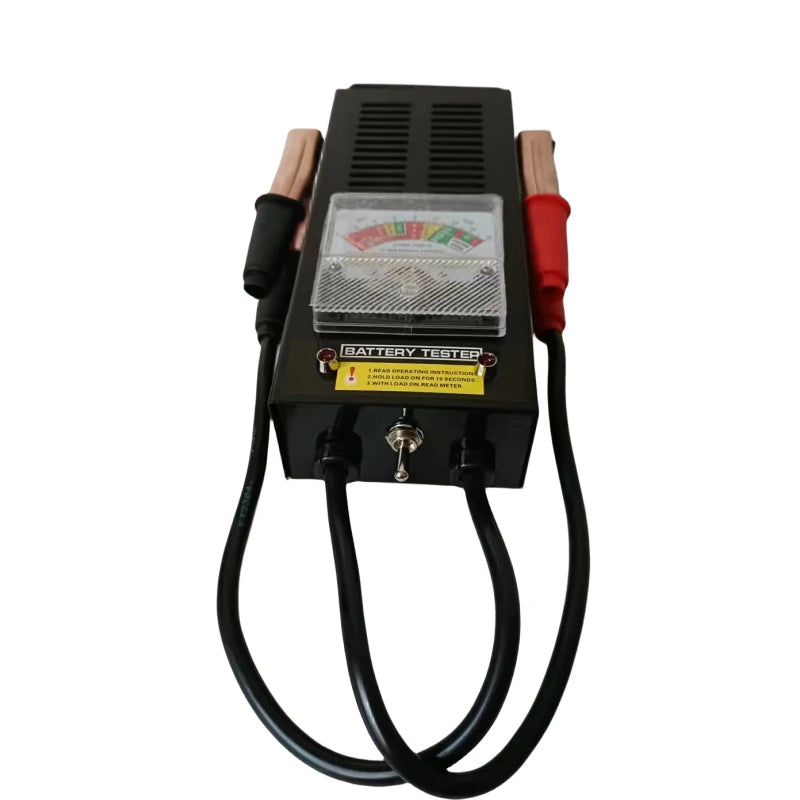 100A Battery Load Tester in use on car battery in engine bay
