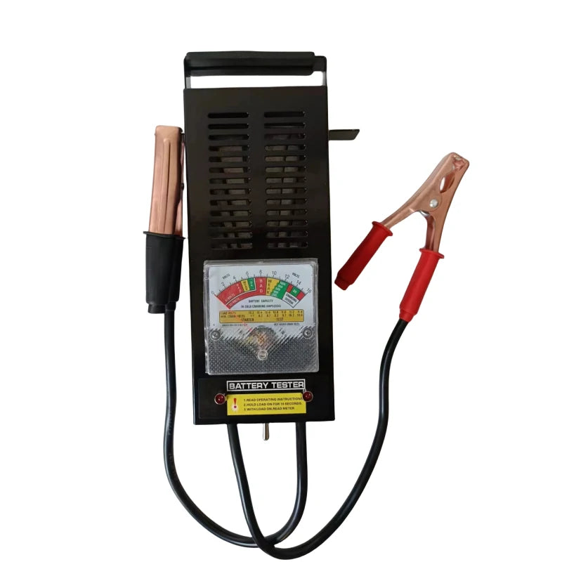 100A Analog Battery Load Tester top view showing louvered ventilation panel