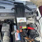 200A Battery Tester in use on car battery in engine bay