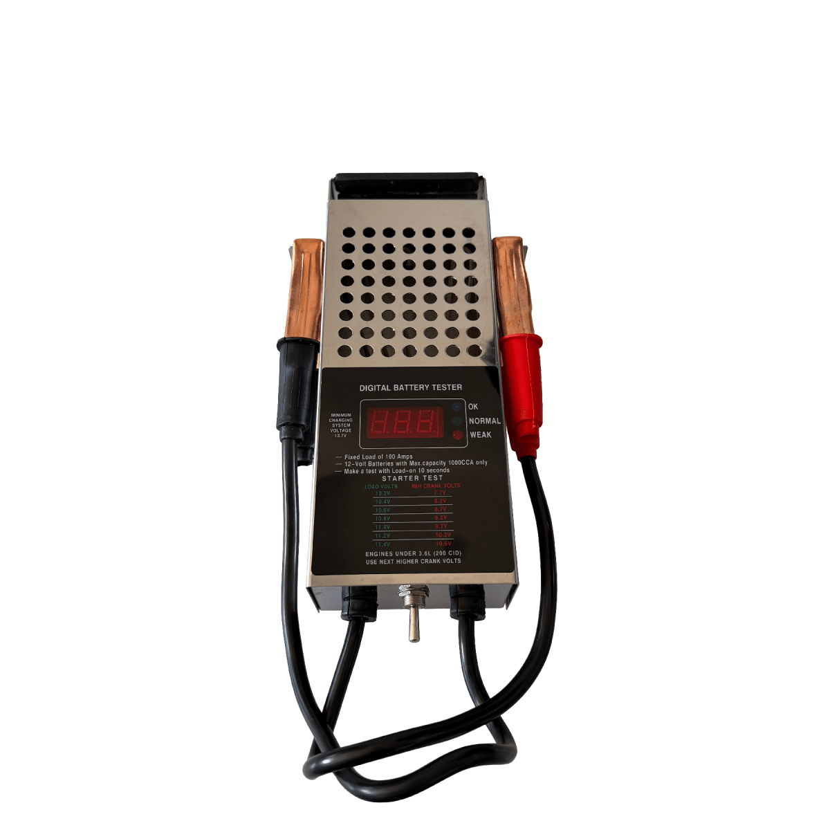 Digital Display Car Battery Tester 100A Professional Version with Handle - Platrex