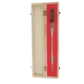 Liquid Density Meter Glass Hydrometer 1800-2200 kg/m³ with Wooden Gift Box - Platrex