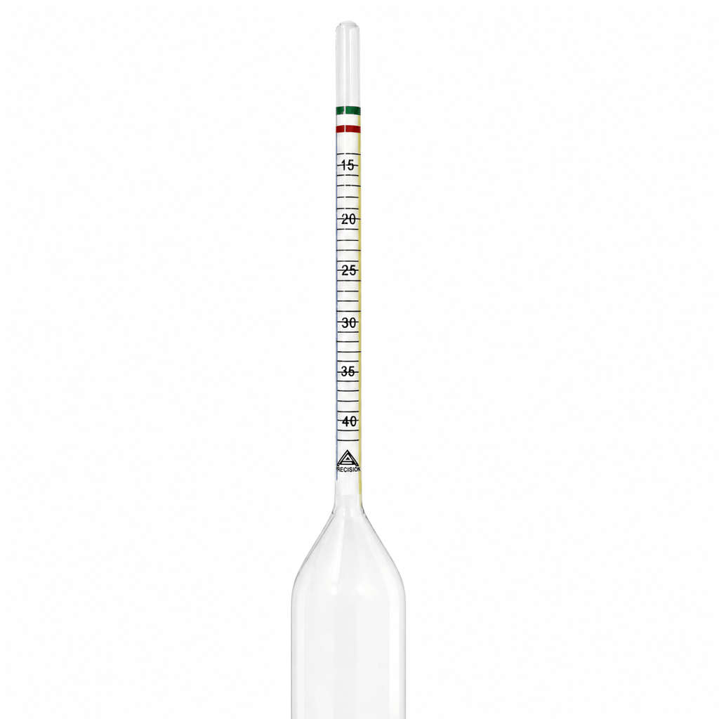 Milk Hydrometer Lactometer 15-40 Glass with Protective Case - Platrex